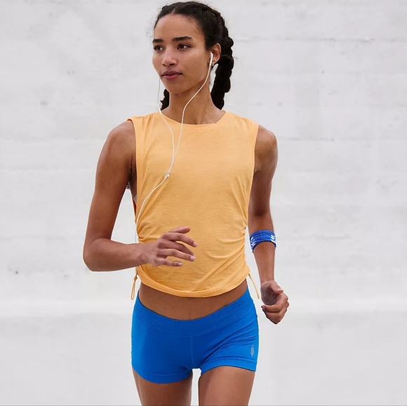 FP Movement Tempo Sport Mode Tank Top M Papaya Orange Tank Top Free People Neon - Picture 2 of 14